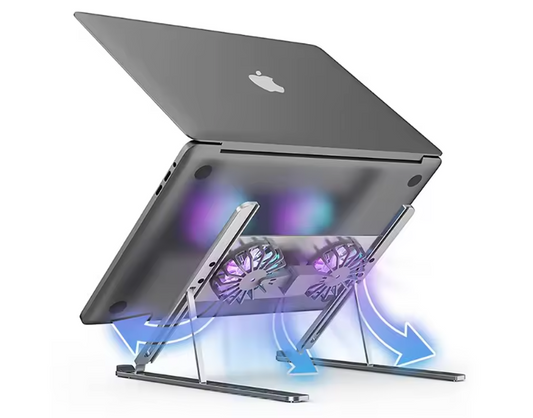 Soporte con ventilador para laptop